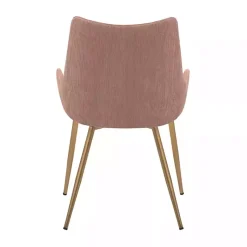Kirklands Home Velvet Avery Dining Chair Pink Best