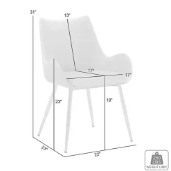 Kirklands Home Velvet Avery Dining Chair Pink Best