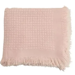 Blankets & Throws>Kirklands Home Waffle Weave Throw Blanket Pink