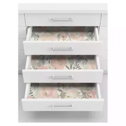 Kirklands Home Watercolor Roses Peel & Stick Wallpaper Pink Clearance