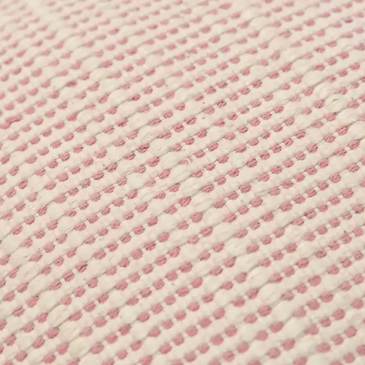 Pillows>Kirklands Home Pink Woven Throw Pillow