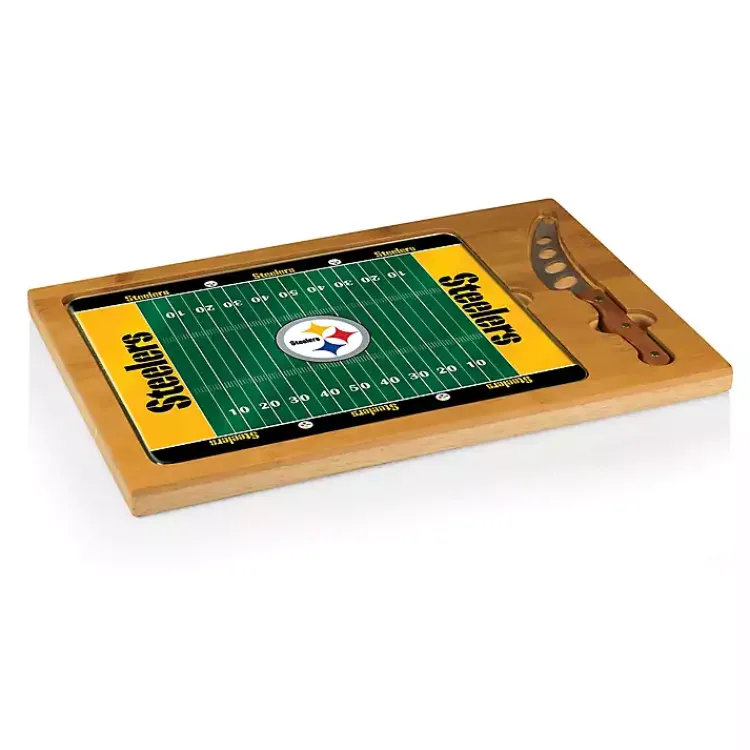 Kirklands Home Pittsburgh Steelers Cutting Board & Knife Set Clearance