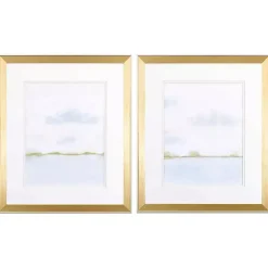 Kirklands Home Placid Waters Framed Art Prints, Set of 2 Clearance