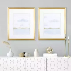 Kirklands Home Placid Waters Framed Art Prints, Set of 2 Clearance