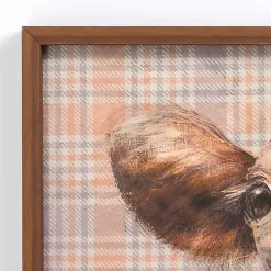 Kirklands Home Plaid Cow Close-Up Framed Art Print Hot