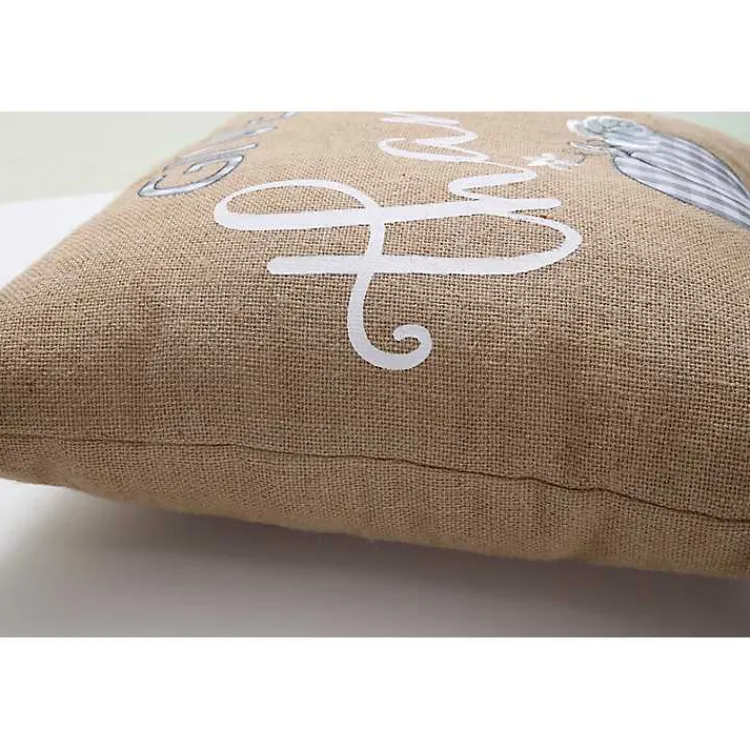 Fall>Kirklands Home Plaid Give Thanks Pillow