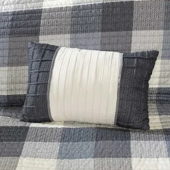 Kirklands Home Plaid Reversible 6-pc. Full/Queen Coverlet Set Best