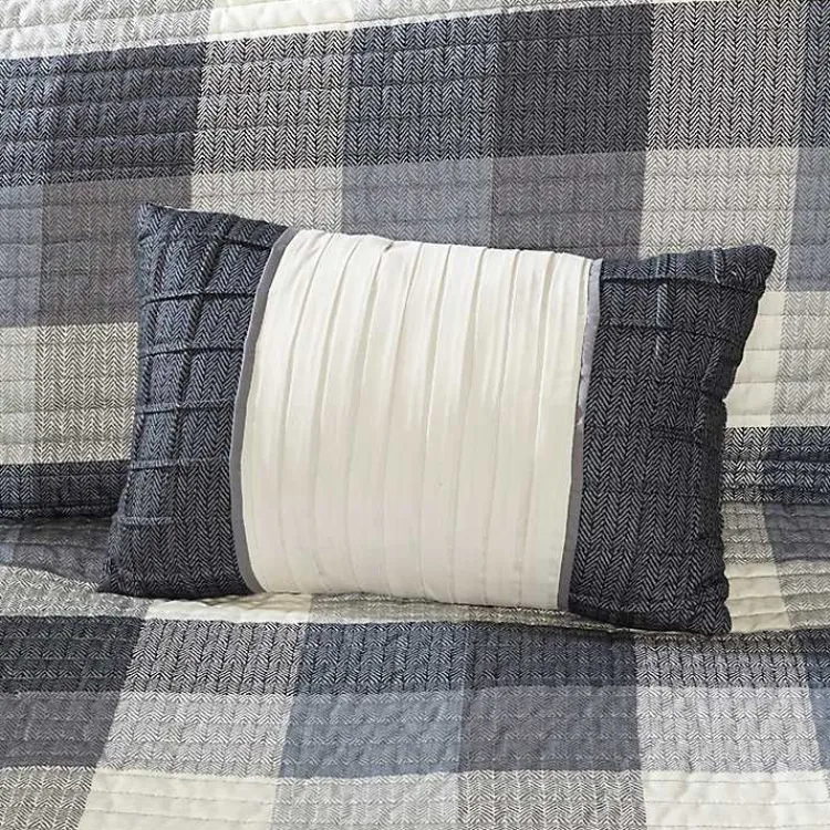 Kirklands Home Plaid Reversible 6-pc. Full/Queen Coverlet Set Best