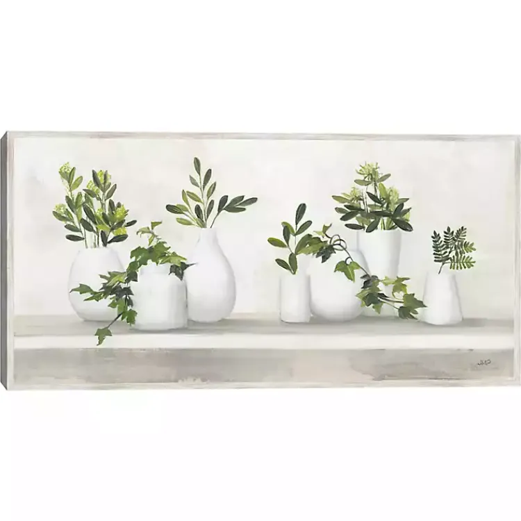 Kirklands Home Plant Shelf Life Framed Canvas Art Print Best