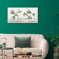 Kirklands Home Plant Shelf Life Framed Canvas Art Print Best