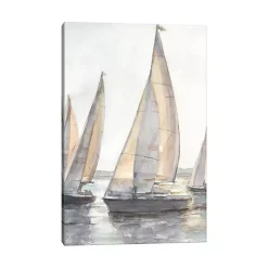 Kirklands Home Plein Air Sailboats Canvas Art Print Discount