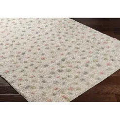 Kirklands Home Plush Multicolor Dotted Area Rug, 5x7