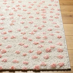 Kirklands Home Plush Pink Dotted Area Rug, 5x7 Discount