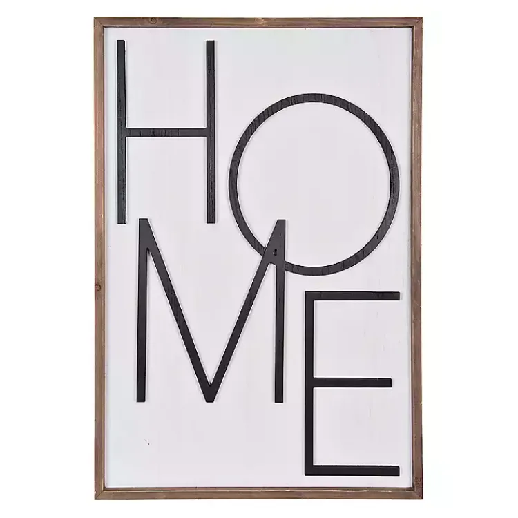 Kirklands Home Popped Letter Home Plaque Sale