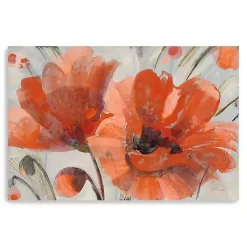 Kirklands Home Popping Poppies Canvas Art Print, 48x32 in. Clearance