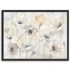 Kirklands Home Poppy Garden Landscape Framed Giclee Canvas Print Best