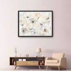Kirklands Home Poppy Garden Landscape Framed Giclee Canvas Print Best