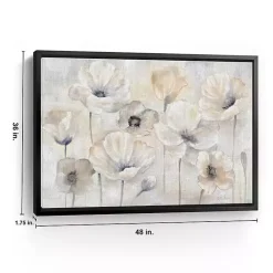 Kirklands Home Poppy Garden Landscape Framed Giclee Canvas Print Best