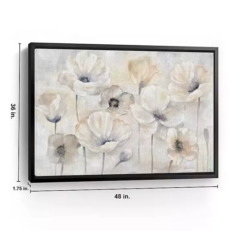 Kirklands Home Poppy Garden Landscape Framed Giclee Canvas Print Best
