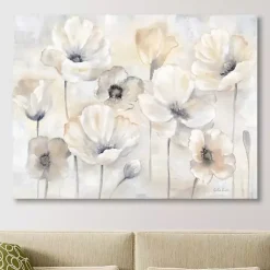 Kirklands Home Poppy Garden Landscape Giclee Canvas Art Print