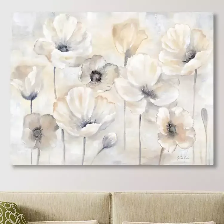 Kirklands Home Poppy Garden Landscape Giclee Canvas Art Print
