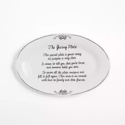 Kirklands Home Porcelain Giving Platter Sale