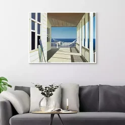 Kirklands Home Porch Shadows Framed Canvas Art Print