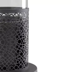Kirklands Home Portable Tabletop Fireplace on Black Base