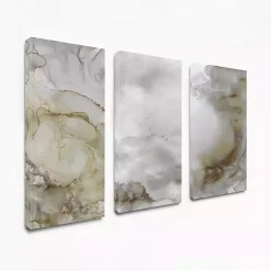 Kirklands Home Portland Skies Giclee Canvas Art Prints, Set of 3 Gray