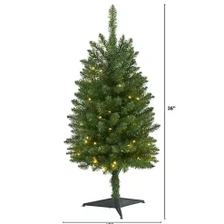 Christmas Trees>Kirklands Home Pre-lit 3 ft. Green Mountain Pine Christmas Tree