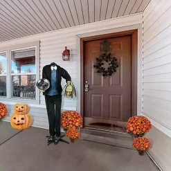 Halloween>Kirklands Home Pre-Lit Animated Headless Man Outdoor Decoration Black