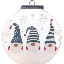 Christmas Decorations>Kirklands Home Pre-Lit Gnome Trio Tabletop Luminaria