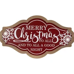 Christmas Art & Wall Decor>Kirklands Home Pre-Lit Merry Christmas to All Wall Plaque