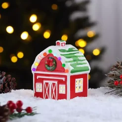 Christmas Decorations>Kirklands Home Pre-Lit Nostalgic Christmas Barn