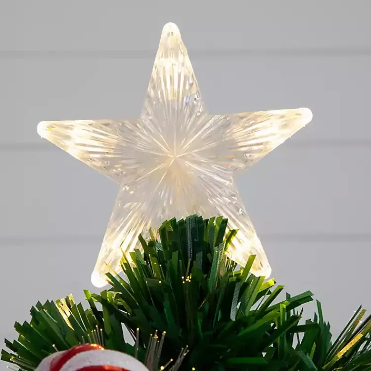 Christmas Arrangements & Garland>Kirklands Home Pre-Lit Poinsettia Christmas Tree Arrangement
