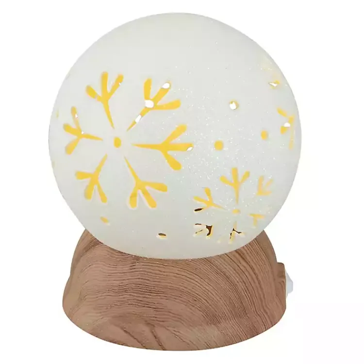Christmas Decorations>Kirklands Home Pre-Lit Snowflake Christmas Snow Globe