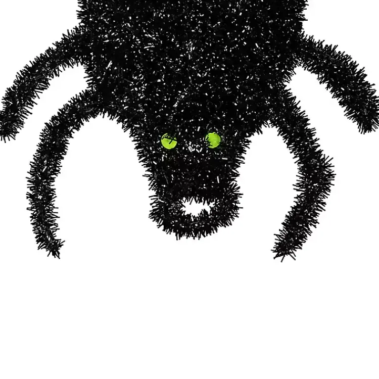 Halloween>Kirklands Home Pre-Lit Spider and Web Outdoor Decoration Black
