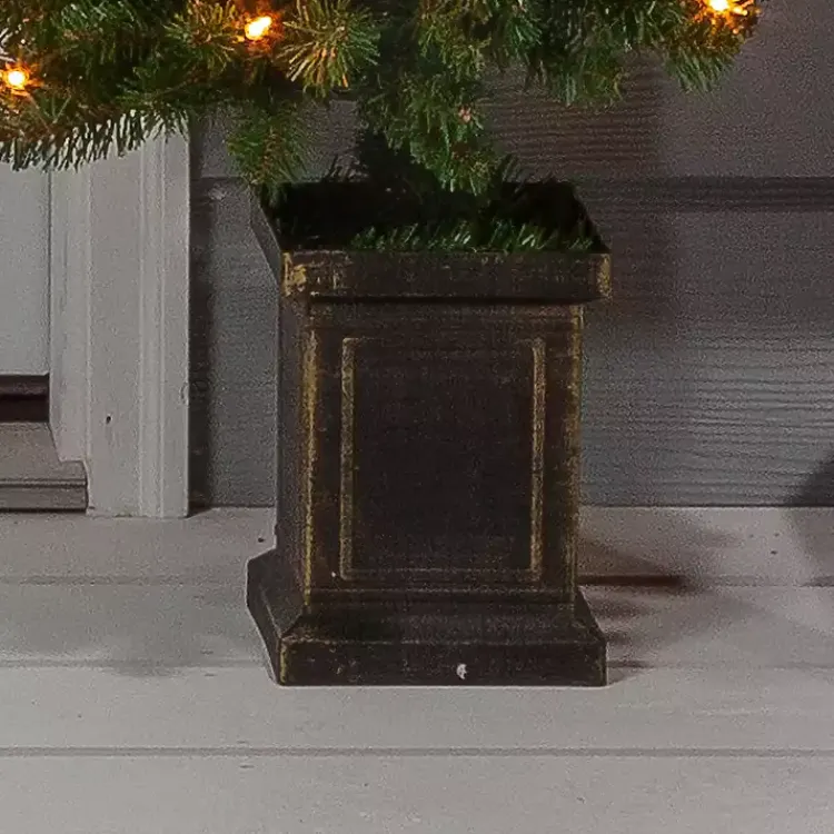 Christmas Trees>Kirklands Home Pre-Lit Spiral Potted Pine Trees, Set of 2