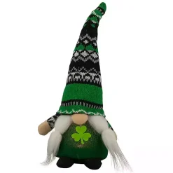 St Patricks Day Decorations>Kirklands Home Pre-Lit St. Patrick's Day Girl Gnome Figurine