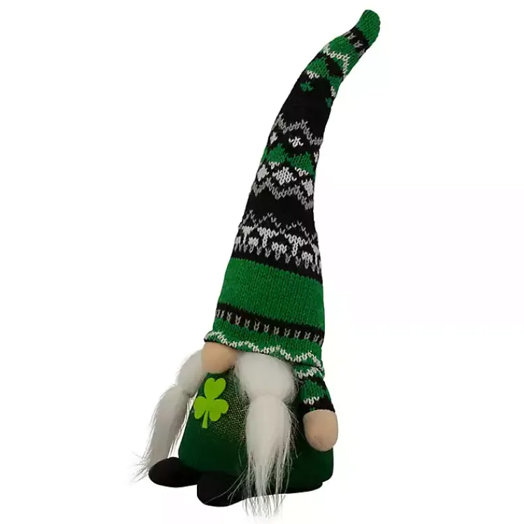 St Patricks Day Decorations>Kirklands Home Pre-Lit St. Patrick's Day Girl Gnome Figurine