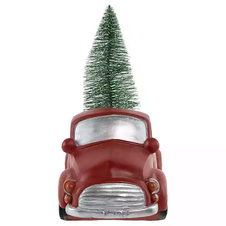 Christmas Decorations>Kirklands Home Pre-Lit Vintage Red Tree Truck Figurine