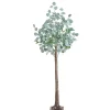 Trees & Topiaries>Kirklands Home Pre-Lit Warm LED Eucalyptus Plant, 5 ft.