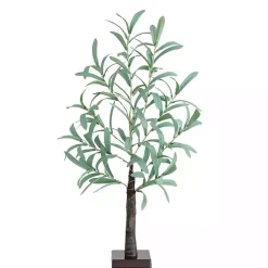 Trees & Topiaries>Kirklands Home Pre-Lit Warm LED Olive Tree, 2 ft.