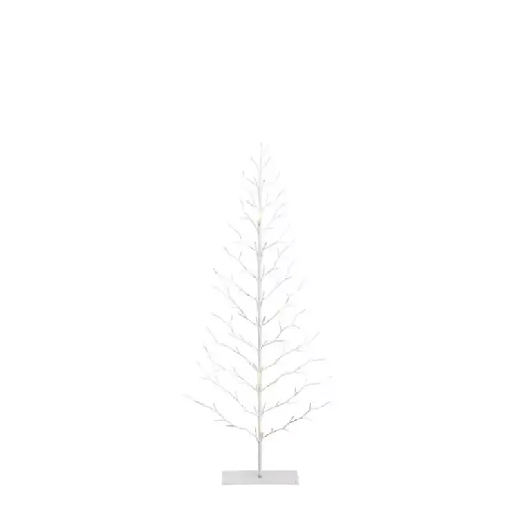 Christmas Trees>Kirklands Home Pre-Lit White Christmas Twig Tree, 60 in.