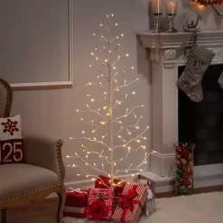 Christmas Trees>Kirklands Home Pre-Lit White Christmas Twig Tree, 60 in.