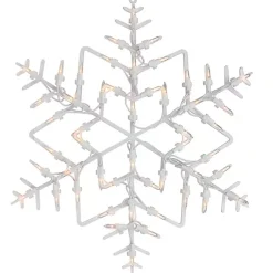 Christmas Decorations>Kirklands Home Pre-Lit Snowflake I Decoration White