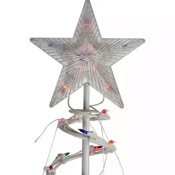 Outdoor Christmas Decorations>Kirklands Home Pre-Lit White Spiral Christmas Tree, 3 ft.