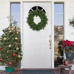 Christmas Wreaths>Kirklands Home Pre-Lit Whitmire Pine Christmas Wreath Green