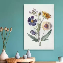 Kirklands Home Pressed Flower Memories I Canvas Art Print Clearance