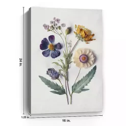Kirklands Home Pressed Flower Memories I Canvas Art Print Clearance
